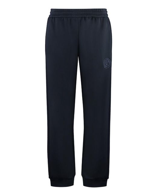 Giorgio Armani Blue Technical Fabric Pants for men