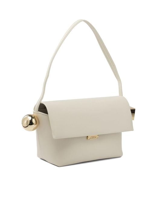 Jacquemus White "Rond Carré" Shoulder Bag
