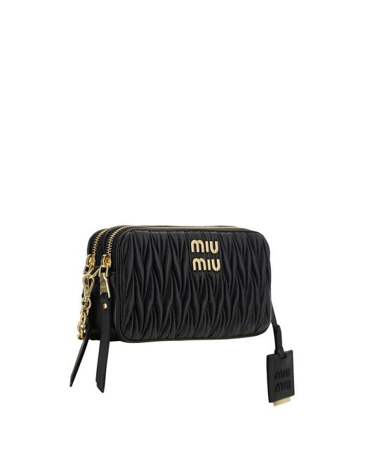 Miu Miu Black Shoulder Bags