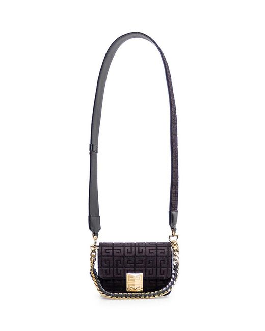 Givenchy Black 4g Small Bag With Chain