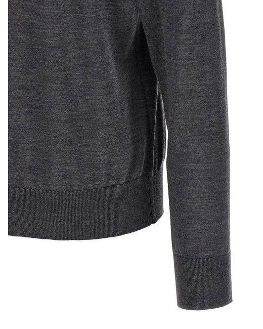 DSquared² Gray D2' Turtleneck Sweater for men