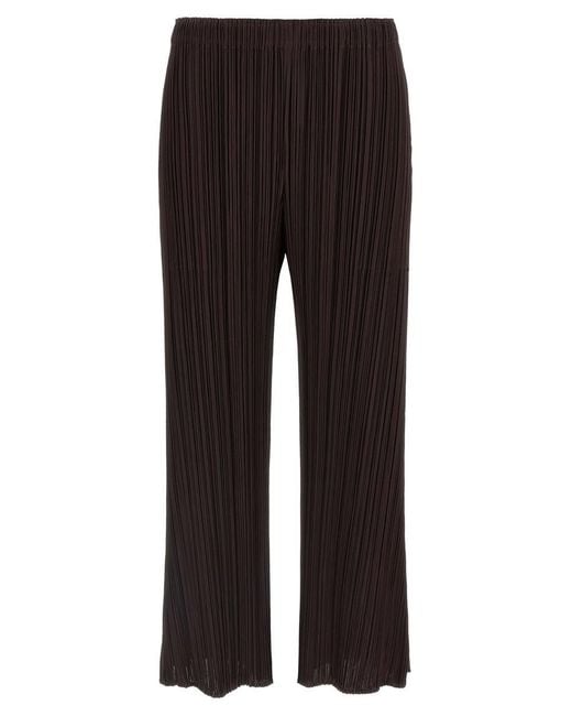 Pleats Please Issey Miyake Black 'Monthly Colors: July' Pants