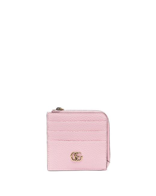Gucci Pink Calf-leather Zip-fastening Wallet