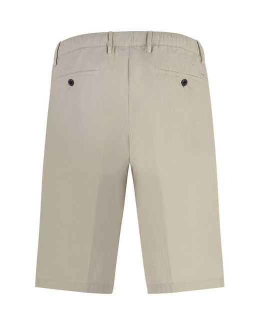 Paul & Shark Gray Cotton Bermuda Shorts for men