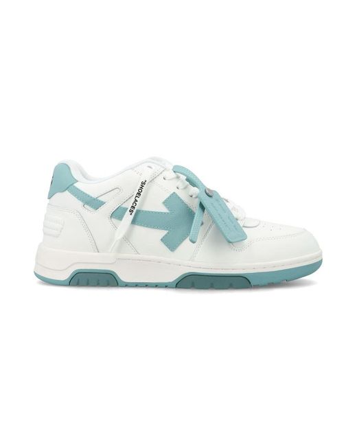 Off-White c/o Virgil Abloh Out Of Office Calf Leather in Blue for Men ...