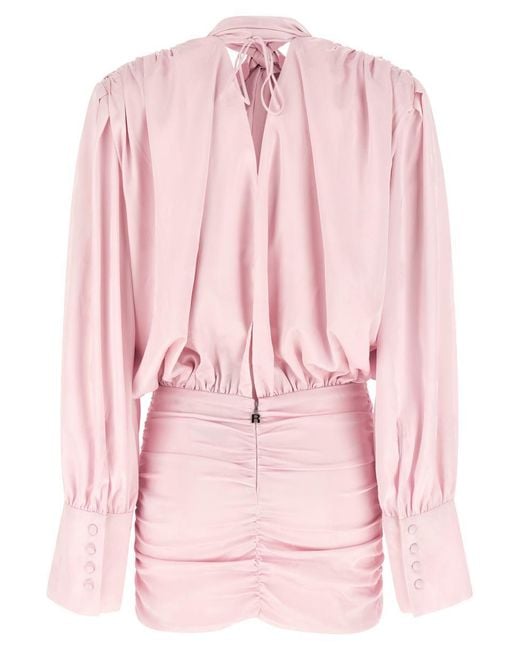 ROTATE BIRGER CHRISTENSEN Pink 'Ls Mini Dress' Dress