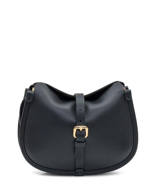 Etro Black Shoulder Bag With Buckle