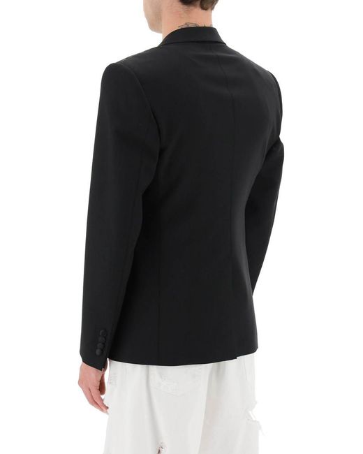 Dolce & Gabbana Black Single-breasted Tuxedo Jacket for men