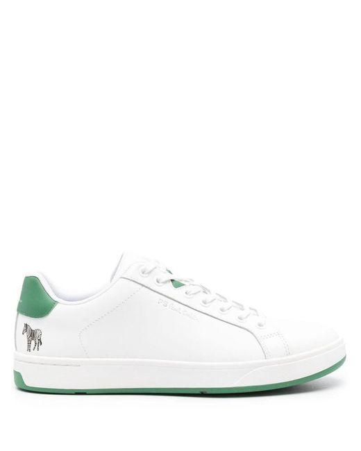 Paul Smith White Albany Leather Sneakers for men