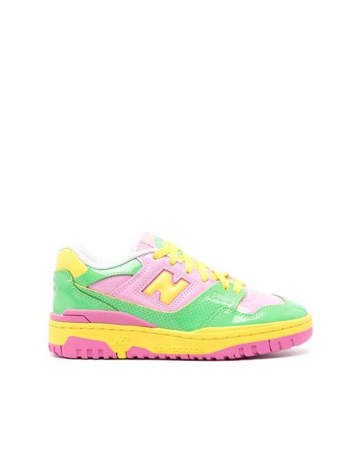 New Balance Green Y2K 550 Colour-Block Sneakers