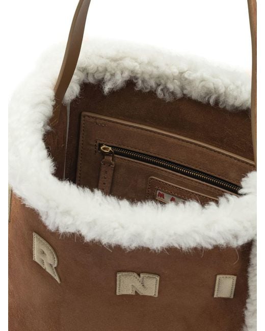 Marni Brown "museo" Tote Bag