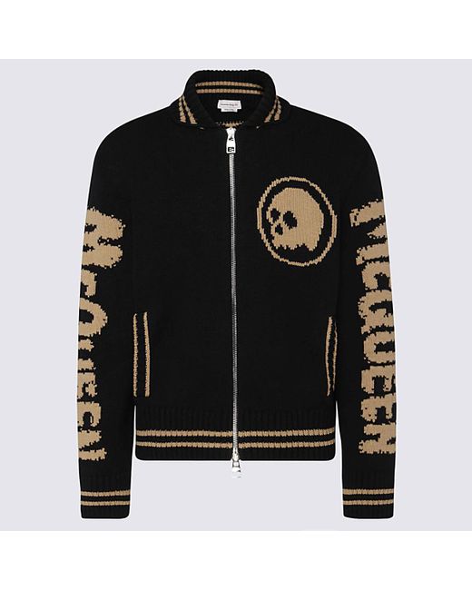 Alexander McQueen Black Cotton Casual Jacket for men