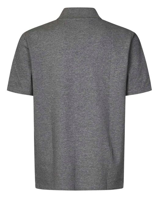 Balmain Gray Polo Shirt for men