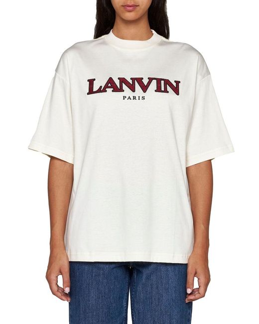 Lanvin White T-shirts And Polos