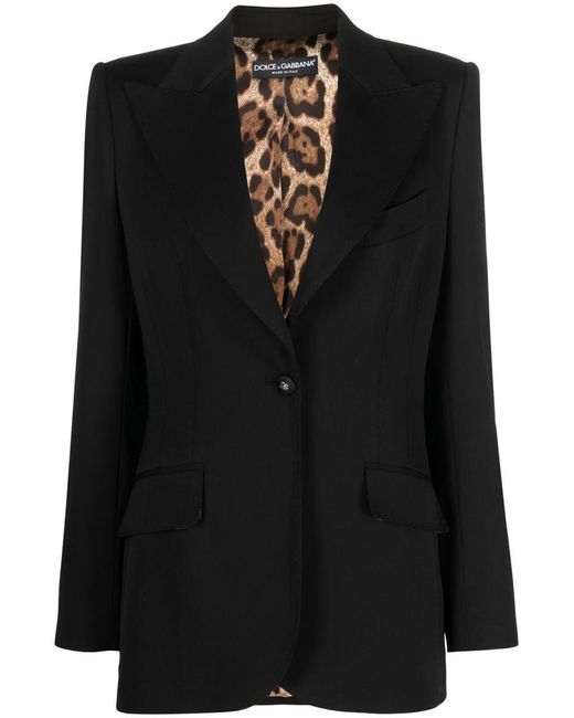 Dolce & Gabbana Black Coats & Jackets