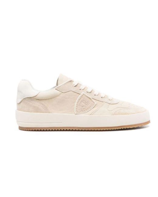 Philippe Model White Flat Shoes for men