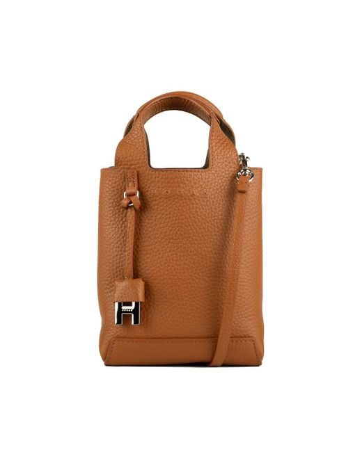 Hogan Shopping Bag Mini Brown
