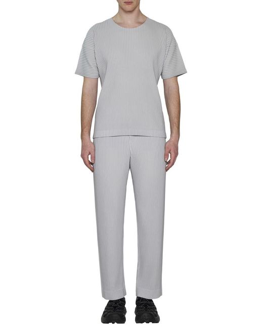 Homme Plissé Issey Miyake Gray Homme Plisse Issey Miyake T-shirts And Polos for men