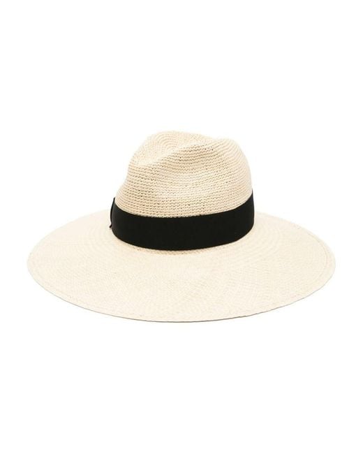 Borsalino Natural Sophie Semicrochet Panama Hat