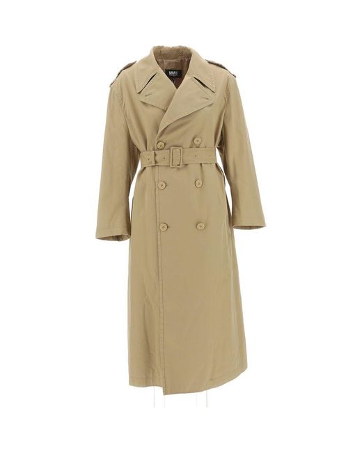 MM6 by Maison Martin Margiela Natural Mm6 Trench