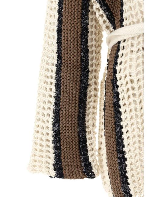 Brunello Cucinelli White Knitwear