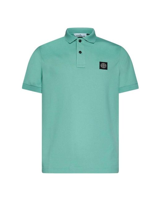 Stone Island Green T-shirts And Polos for men