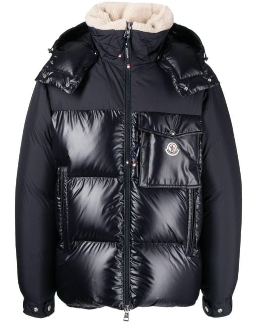 Moncler Bayuda Hooded Puffer Jacket in Black for Men | Lyst