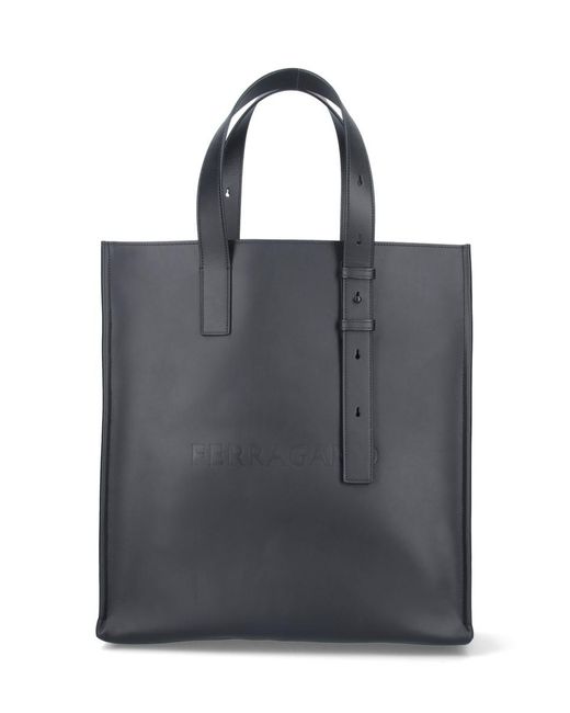 Ferragamo Black 'north-south' Tote Bag for men