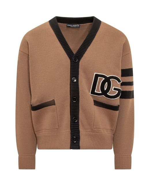 Dolce & Gabbana Brown Sweaters for men