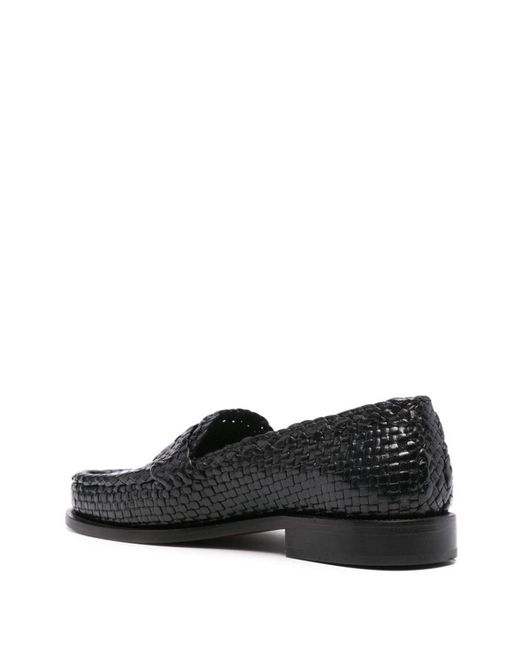Marni Black Braided Slip-On Loafers for men