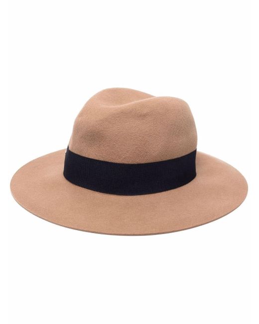 Paul Smith Fedora Hat in Natural | Lyst
