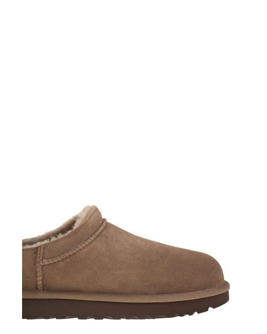 Ugg Brown Classic Micro - Suede Ankle Boot