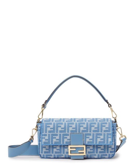 Fendi Blue Nvo-Baguette Bag
