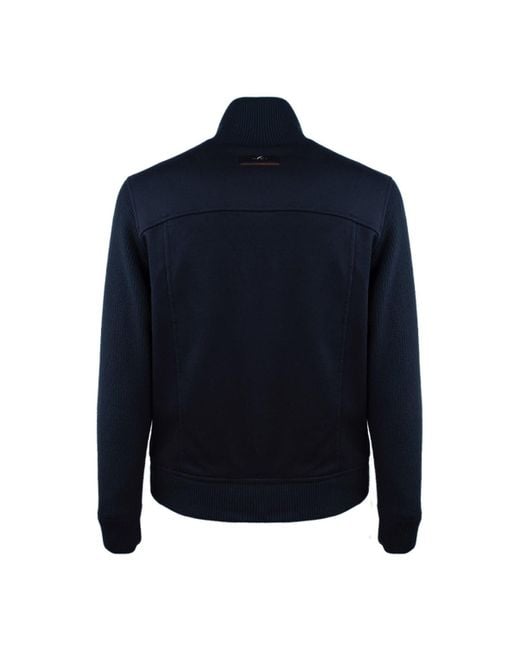 Paul & Shark Blue Wool And Cashmere Hybrid Blouson for men