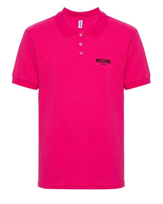 Moschino Pink T-shirts And Polos for men