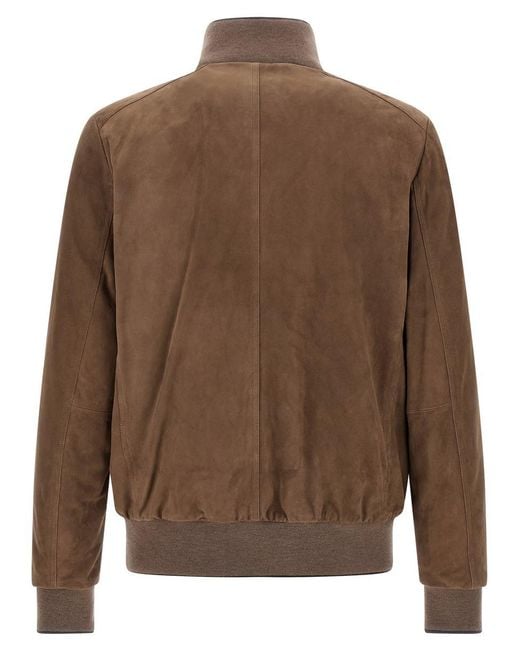Moorer Brown 'Adelsio' Jacket for men
