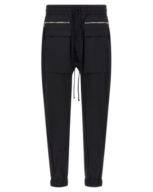 Thom Krom Black Technical Fabric Joggers for men