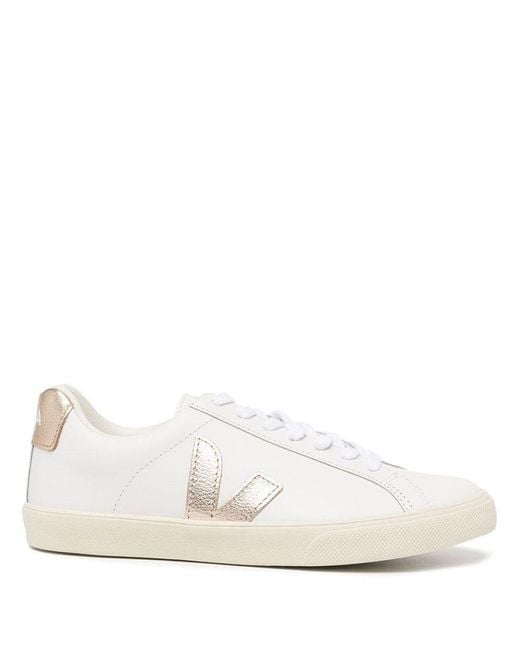 Veja White 'Esplar Logo' Sneakers