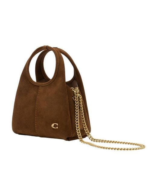COACH Brown Lana 19 Shoulder Bag