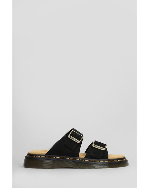 Dr. Martens Black Josef Slipper-Mule for men