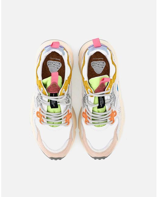 Flower Mountain White Sneakers