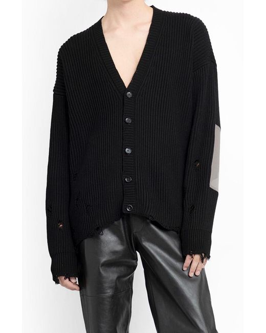 MM6 by Maison Martin Margiela Black Knitwear for men