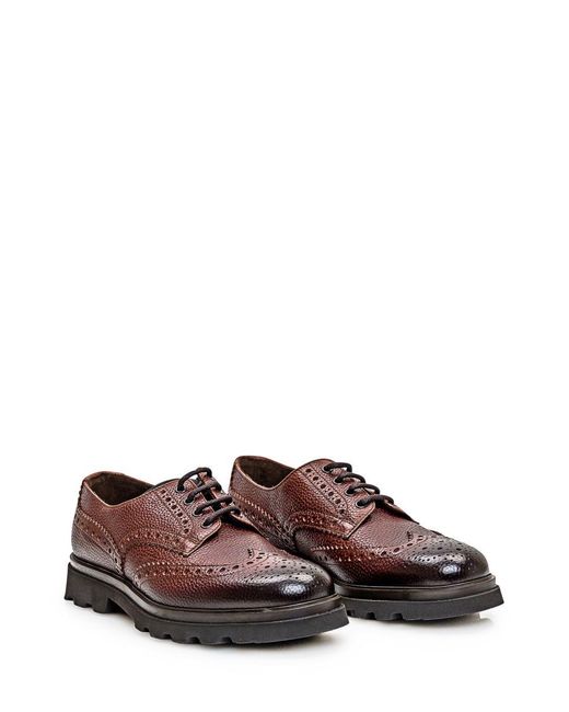 Doucal's Brown Derby Laces for men