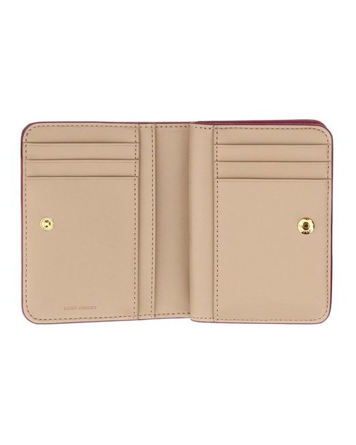 Marc Jacobs Red Compact Wallet "the J Marc" Mini