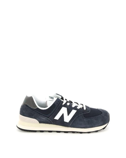 New Balance Suede 574 Sneakers in Blue for Men - Save 17% | Lyst