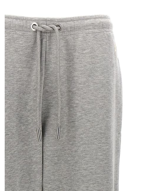 Moncler Gray Lurex Joggers