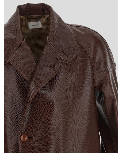Bally Brown Coats for men