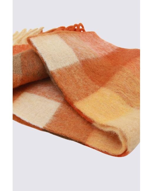 Acne Orange Scarfs for men