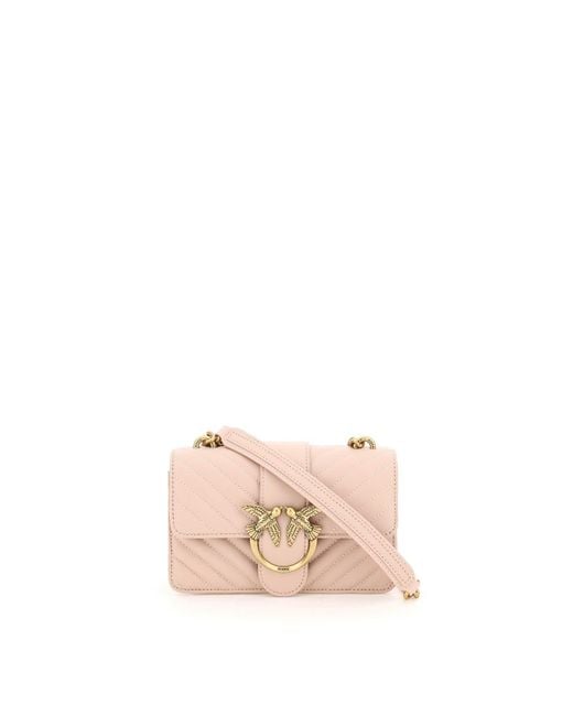 pinko mini love bag icon v quilt