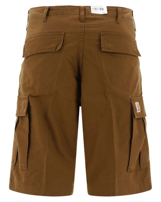 Carhartt Brown "Regular Cargo" Shorts for men